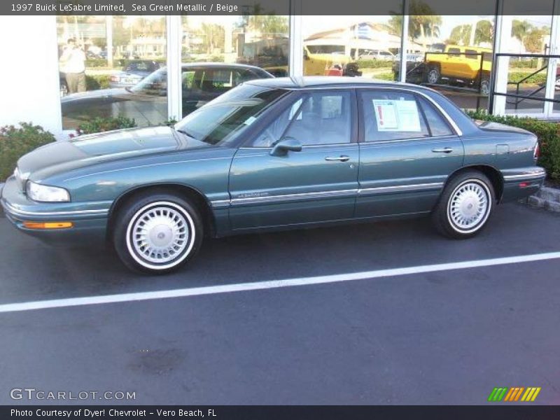 Sea Green Metallic / Beige 1997 Buick LeSabre Limited