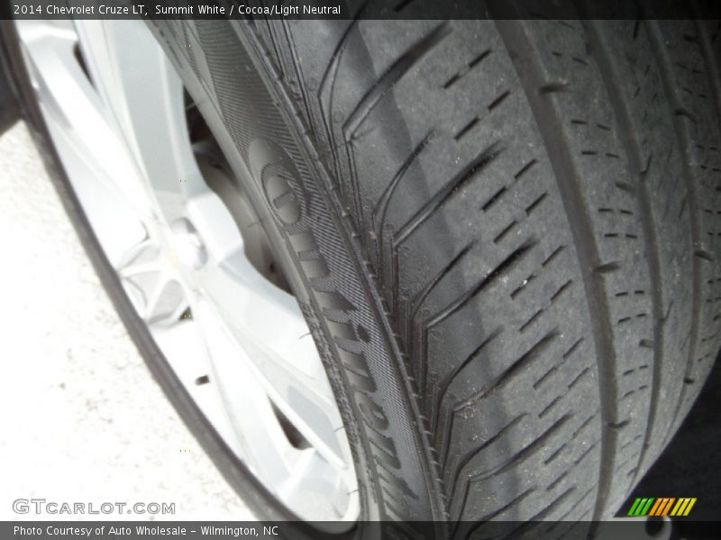 Summit White / Cocoa/Light Neutral 2014 Chevrolet Cruze LT