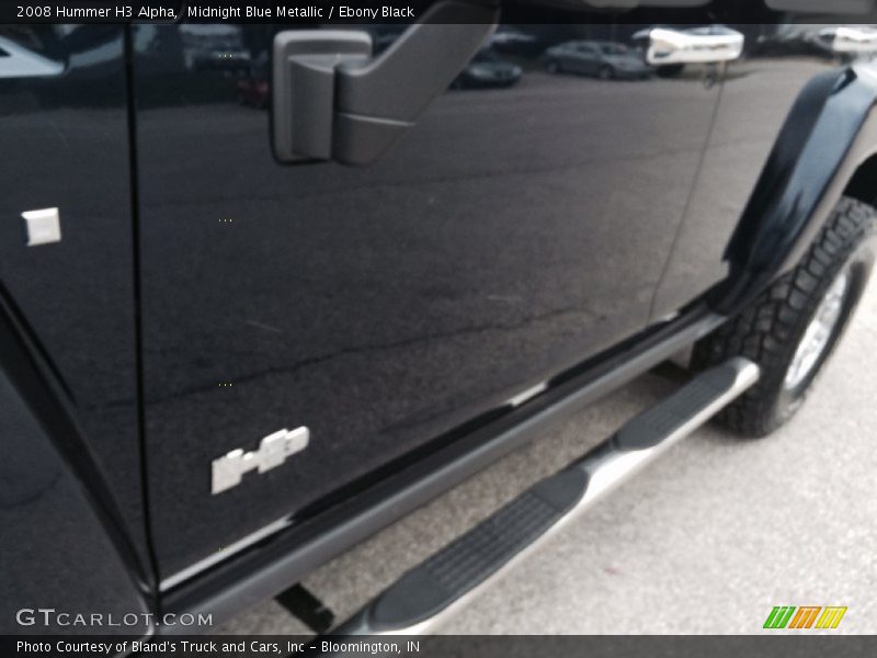 Midnight Blue Metallic / Ebony Black 2008 Hummer H3 Alpha