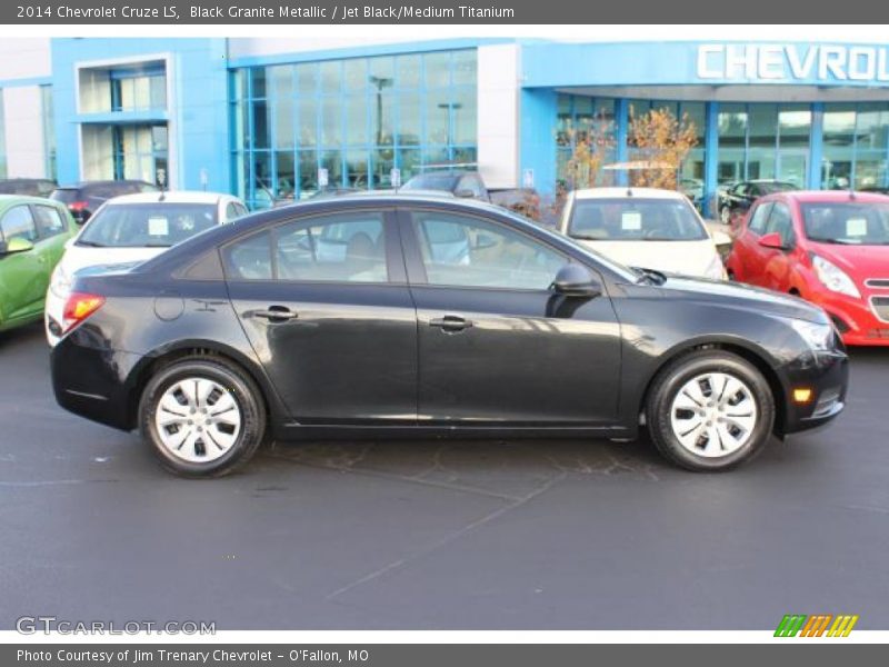 Black Granite Metallic / Jet Black/Medium Titanium 2014 Chevrolet Cruze LS