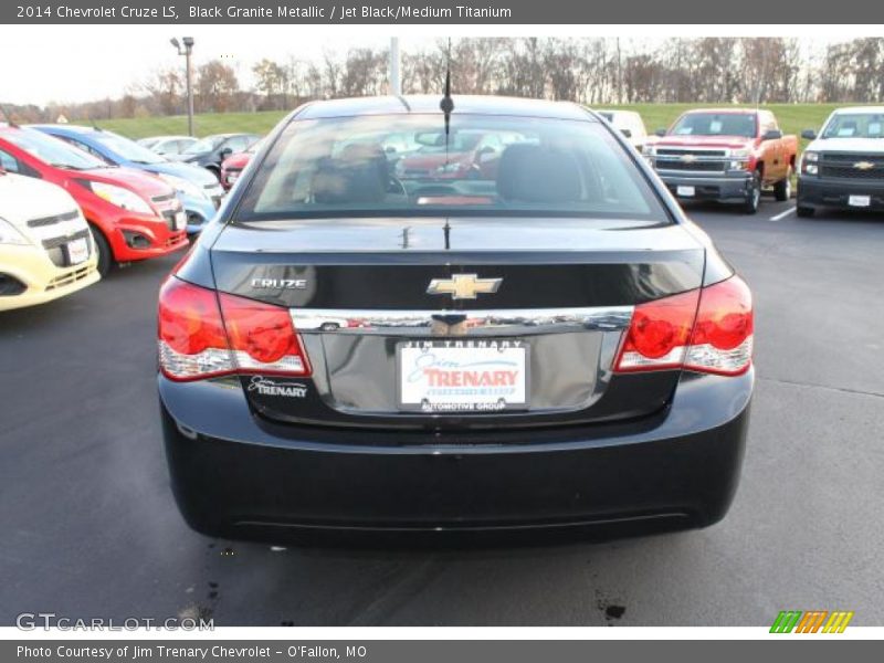 Black Granite Metallic / Jet Black/Medium Titanium 2014 Chevrolet Cruze LS