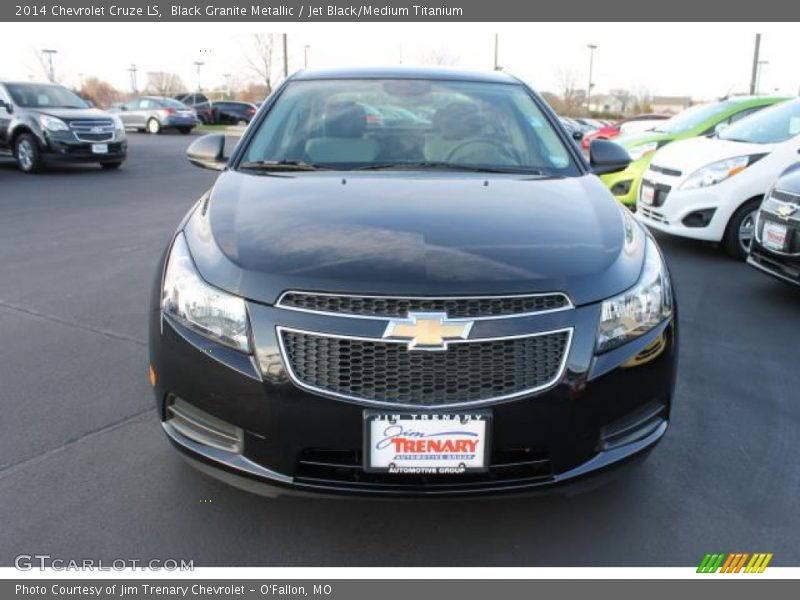 Black Granite Metallic / Jet Black/Medium Titanium 2014 Chevrolet Cruze LS