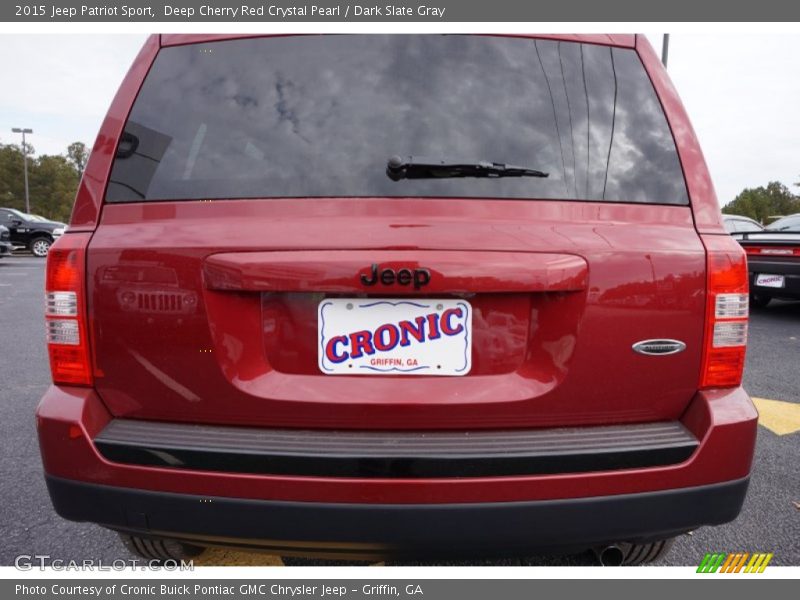 Deep Cherry Red Crystal Pearl / Dark Slate Gray 2015 Jeep Patriot Sport