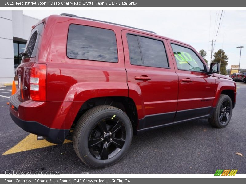 Deep Cherry Red Crystal Pearl / Dark Slate Gray 2015 Jeep Patriot Sport