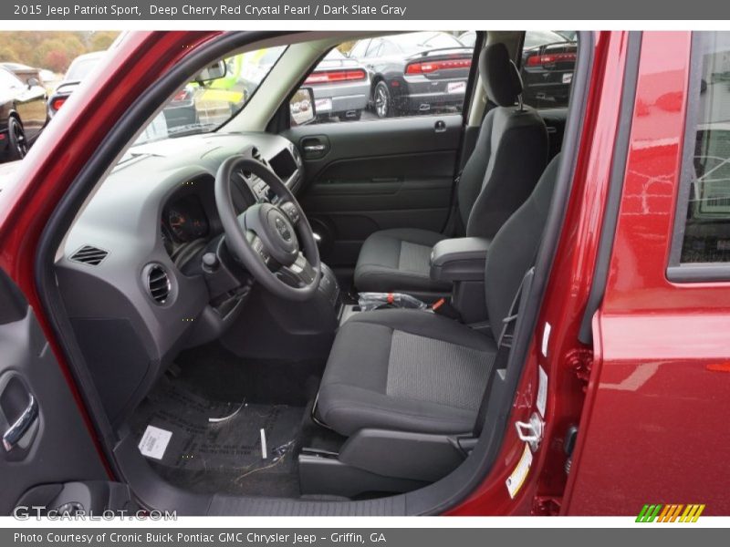 Deep Cherry Red Crystal Pearl / Dark Slate Gray 2015 Jeep Patriot Sport