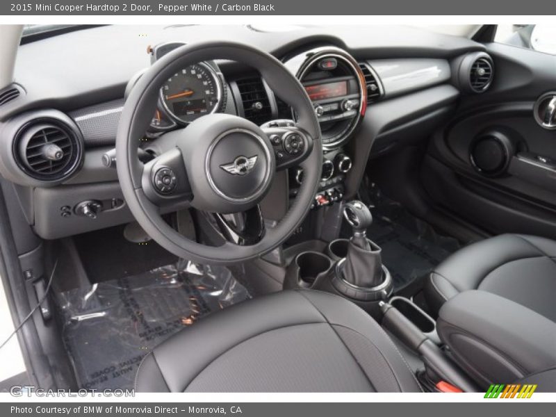 Pepper White / Carbon Black 2015 Mini Cooper Hardtop 2 Door