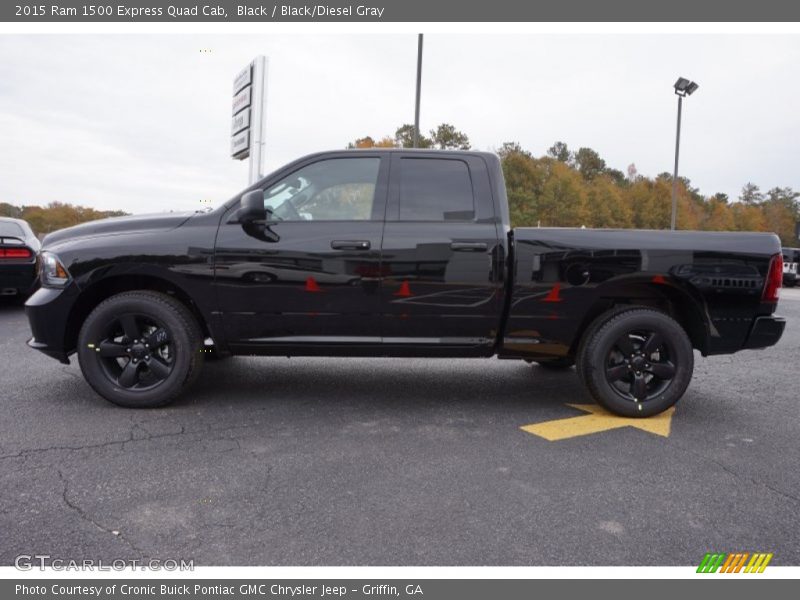  2015 1500 Express Quad Cab Black