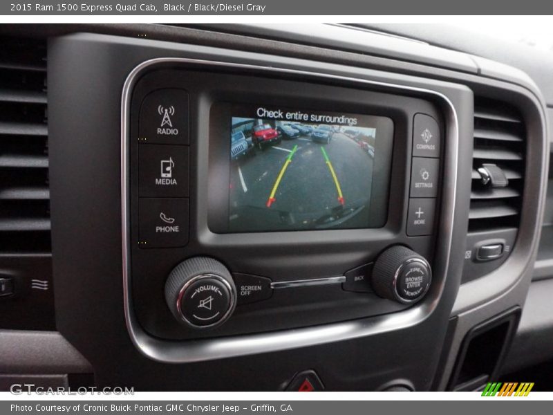 Black / Black/Diesel Gray 2015 Ram 1500 Express Quad Cab
