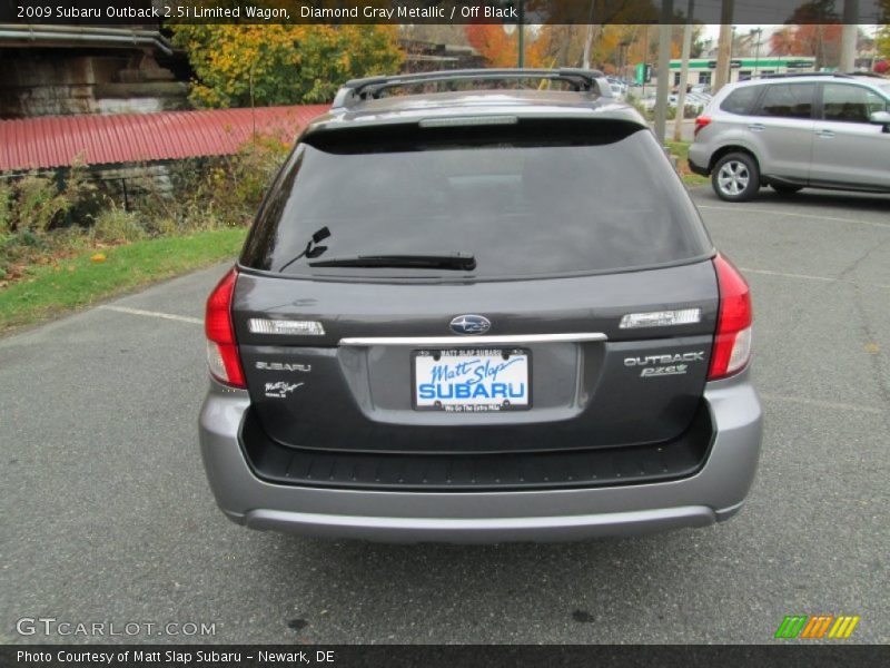 Diamond Gray Metallic / Off Black 2009 Subaru Outback 2.5i Limited Wagon