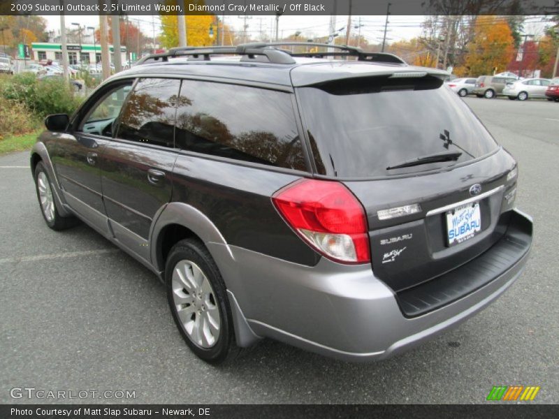 Diamond Gray Metallic / Off Black 2009 Subaru Outback 2.5i Limited Wagon