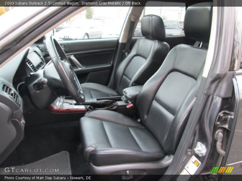 Diamond Gray Metallic / Off Black 2009 Subaru Outback 2.5i Limited Wagon
