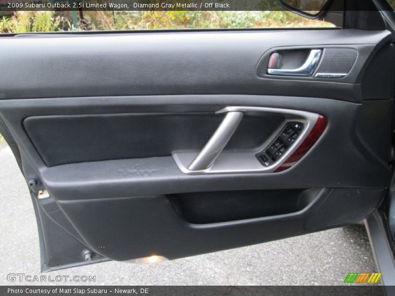 Diamond Gray Metallic / Off Black 2009 Subaru Outback 2.5i Limited Wagon