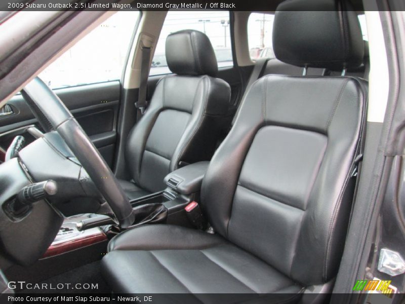 Diamond Gray Metallic / Off Black 2009 Subaru Outback 2.5i Limited Wagon