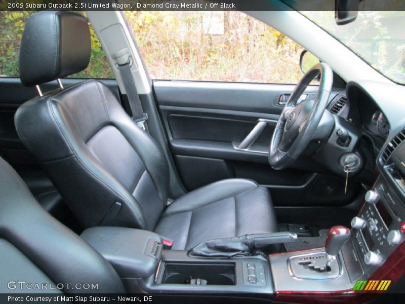 Diamond Gray Metallic / Off Black 2009 Subaru Outback 2.5i Limited Wagon