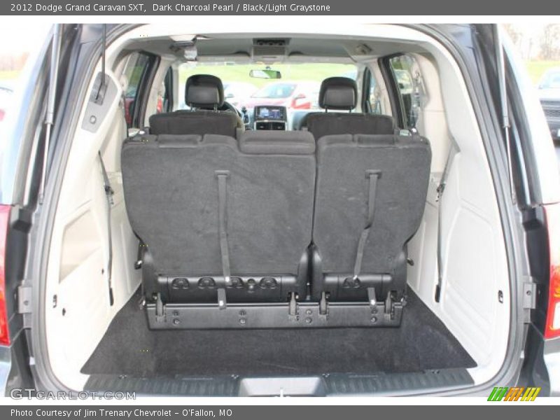 Dark Charcoal Pearl / Black/Light Graystone 2012 Dodge Grand Caravan SXT