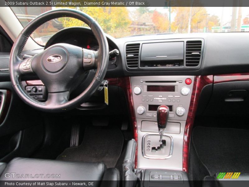 Diamond Gray Metallic / Off Black 2009 Subaru Outback 2.5i Limited Wagon