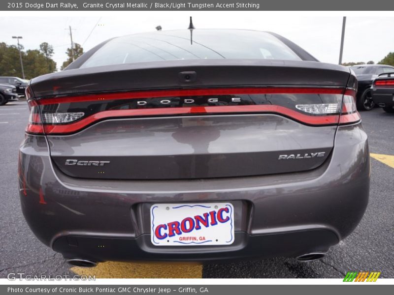 Granite Crystal Metallic / Black/Light Tungsten Accent Stitching 2015 Dodge Dart Rallye