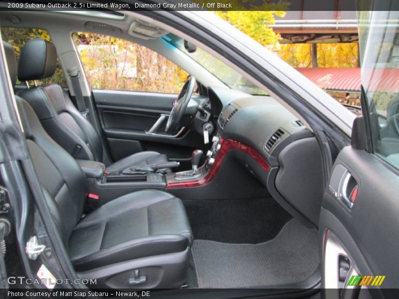 Diamond Gray Metallic / Off Black 2009 Subaru Outback 2.5i Limited Wagon