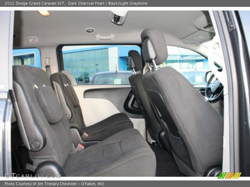 Dark Charcoal Pearl / Black/Light Graystone 2012 Dodge Grand Caravan SXT