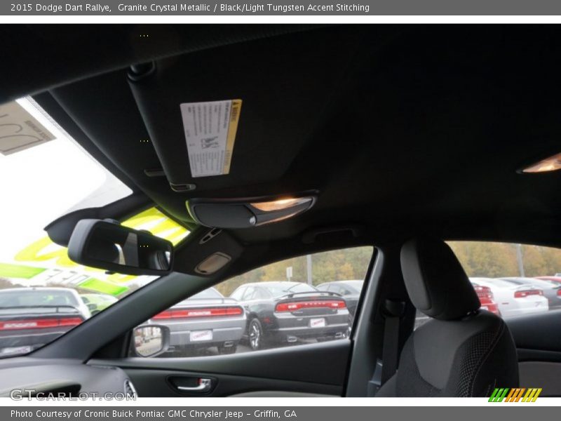 Granite Crystal Metallic / Black/Light Tungsten Accent Stitching 2015 Dodge Dart Rallye