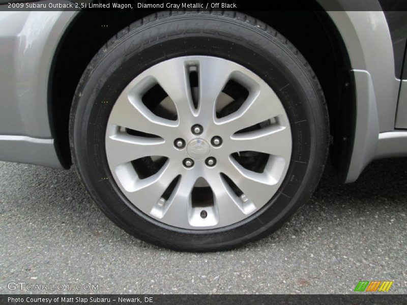 Diamond Gray Metallic / Off Black 2009 Subaru Outback 2.5i Limited Wagon