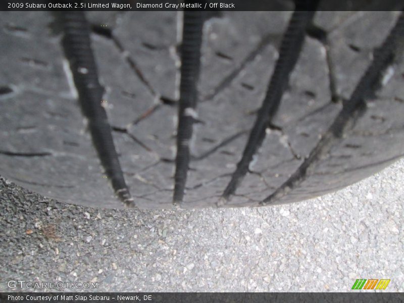 Diamond Gray Metallic / Off Black 2009 Subaru Outback 2.5i Limited Wagon