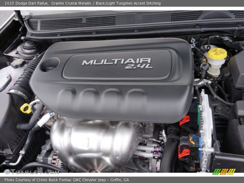 Granite Crystal Metallic / Black/Light Tungsten Accent Stitching 2015 Dodge Dart Rallye