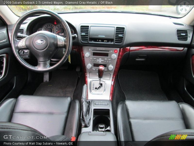 Diamond Gray Metallic / Off Black 2009 Subaru Outback 2.5i Limited Wagon
