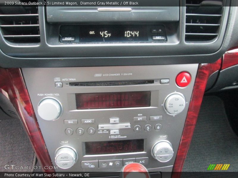 Diamond Gray Metallic / Off Black 2009 Subaru Outback 2.5i Limited Wagon