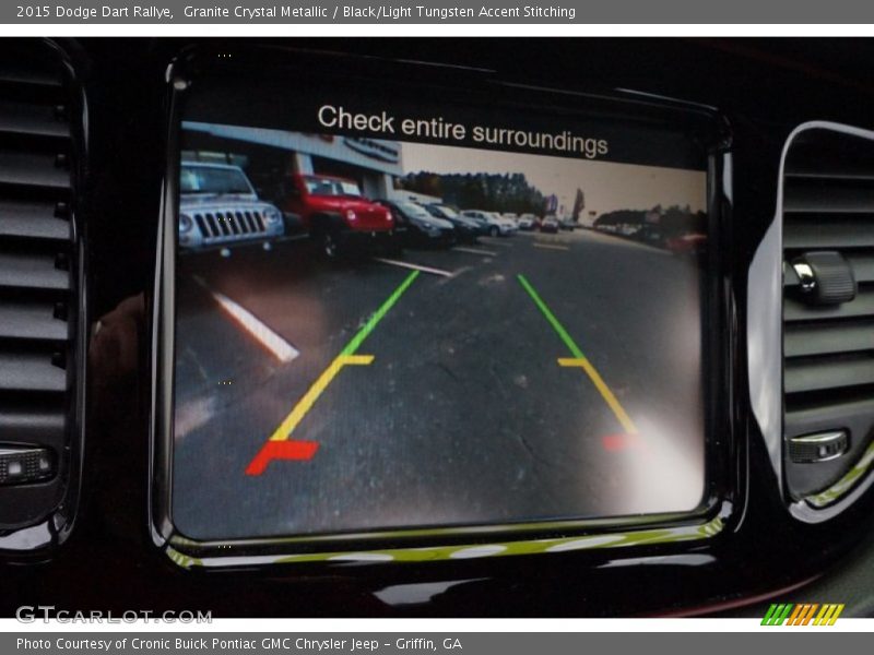 Granite Crystal Metallic / Black/Light Tungsten Accent Stitching 2015 Dodge Dart Rallye