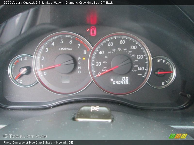 Diamond Gray Metallic / Off Black 2009 Subaru Outback 2.5i Limited Wagon