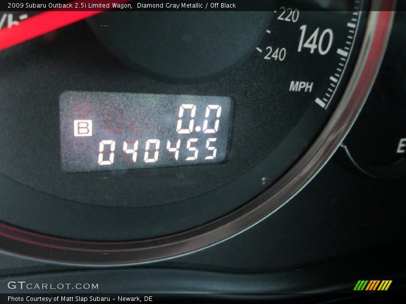 Diamond Gray Metallic / Off Black 2009 Subaru Outback 2.5i Limited Wagon