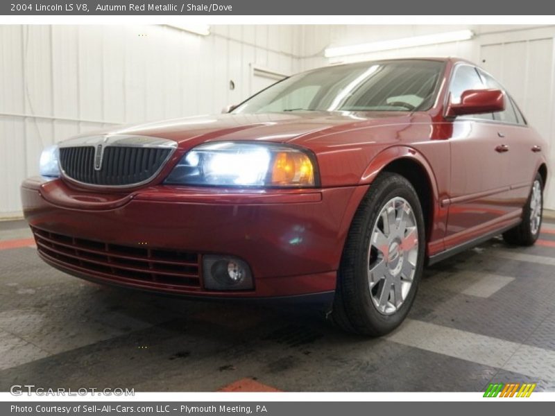 Autumn Red Metallic / Shale/Dove 2004 Lincoln LS V8