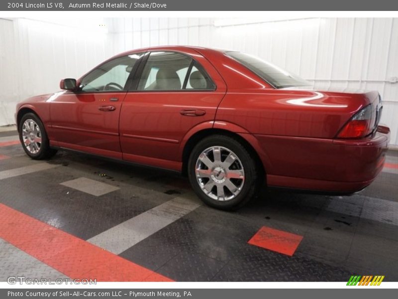 Autumn Red Metallic / Shale/Dove 2004 Lincoln LS V8