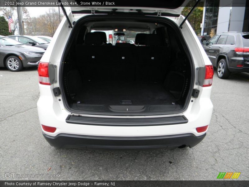 Stone White / Black 2012 Jeep Grand Cherokee Laredo 4x4