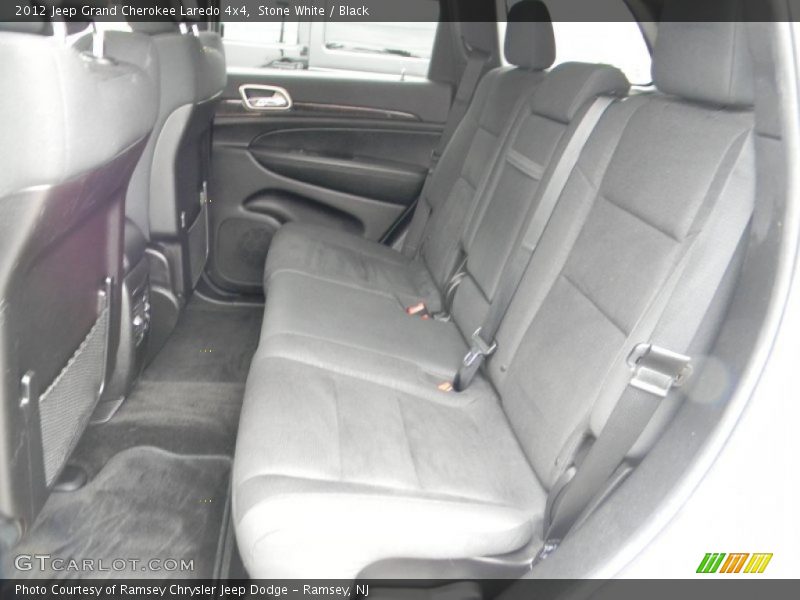 Stone White / Black 2012 Jeep Grand Cherokee Laredo 4x4