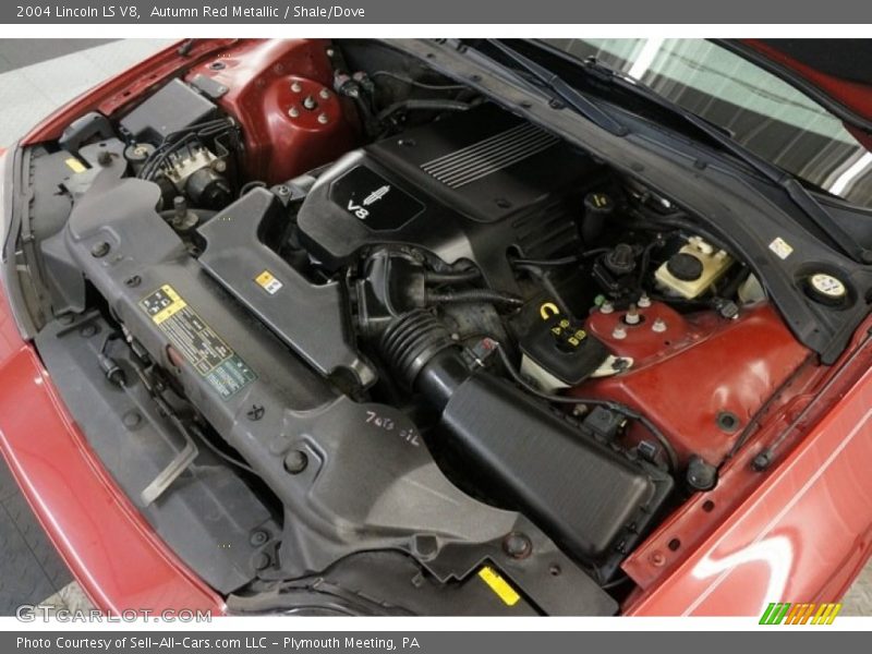 Autumn Red Metallic / Shale/Dove 2004 Lincoln LS V8