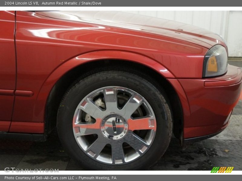 Autumn Red Metallic / Shale/Dove 2004 Lincoln LS V8