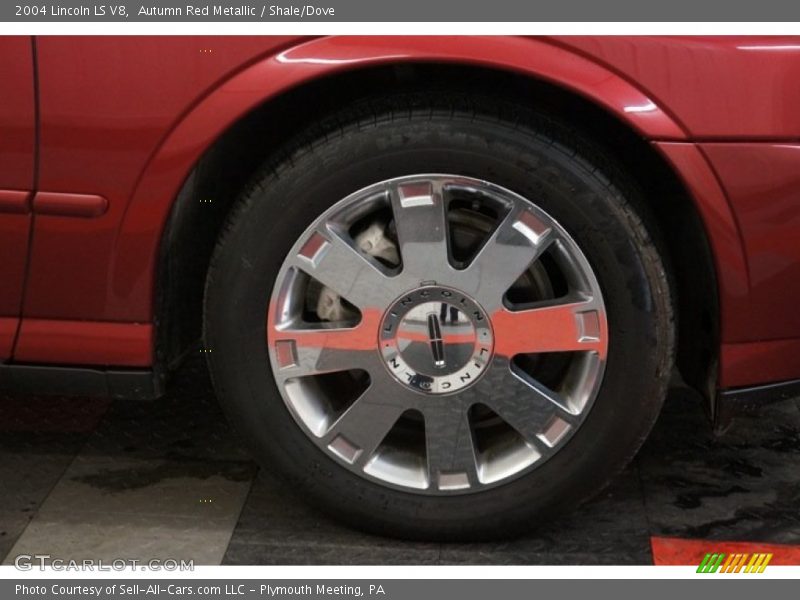 Autumn Red Metallic / Shale/Dove 2004 Lincoln LS V8