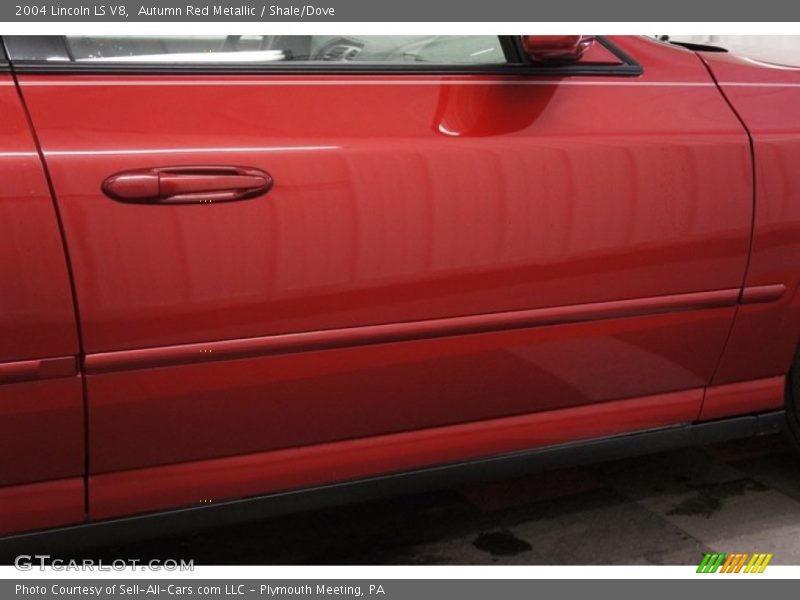 Autumn Red Metallic / Shale/Dove 2004 Lincoln LS V8