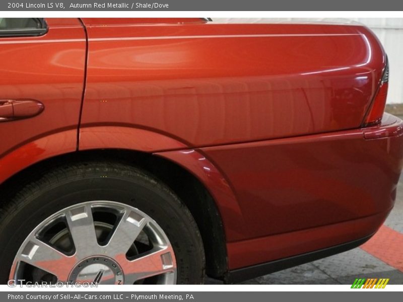 Autumn Red Metallic / Shale/Dove 2004 Lincoln LS V8