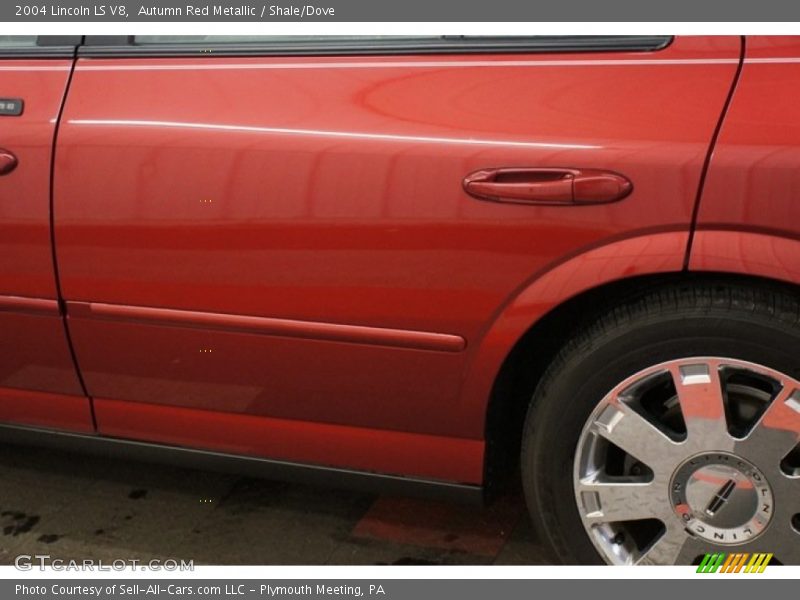 Autumn Red Metallic / Shale/Dove 2004 Lincoln LS V8