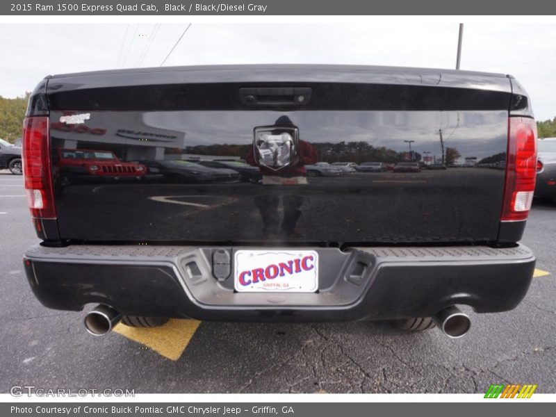 Black / Black/Diesel Gray 2015 Ram 1500 Express Quad Cab