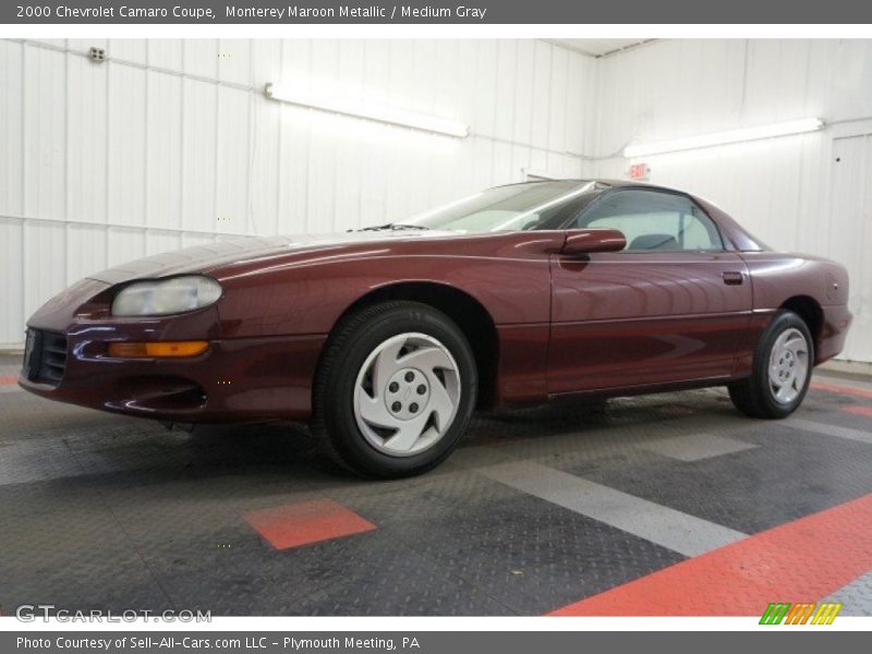 Monterey Maroon Metallic / Medium Gray 2000 Chevrolet Camaro Coupe