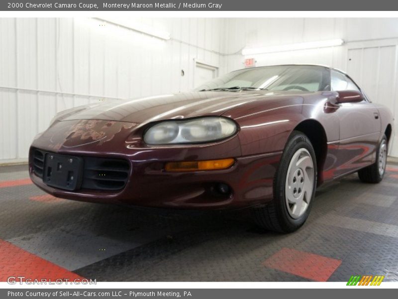 Monterey Maroon Metallic / Medium Gray 2000 Chevrolet Camaro Coupe