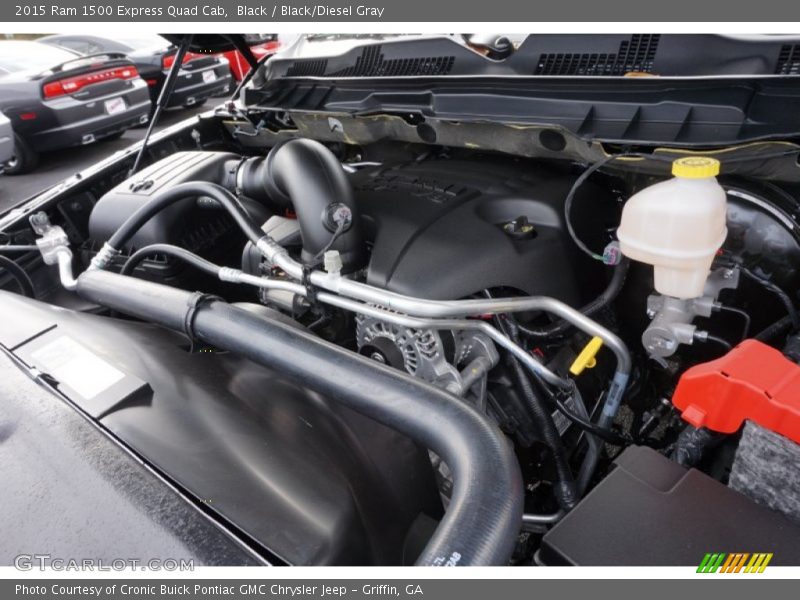 Black / Black/Diesel Gray 2015 Ram 1500 Express Quad Cab