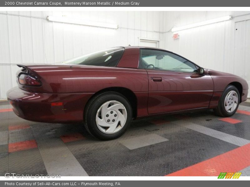 Monterey Maroon Metallic / Medium Gray 2000 Chevrolet Camaro Coupe