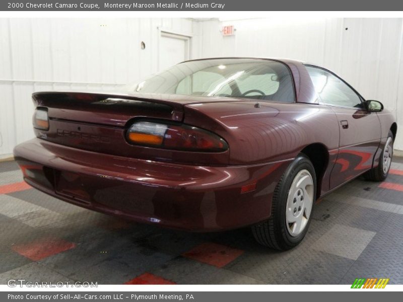 Monterey Maroon Metallic / Medium Gray 2000 Chevrolet Camaro Coupe