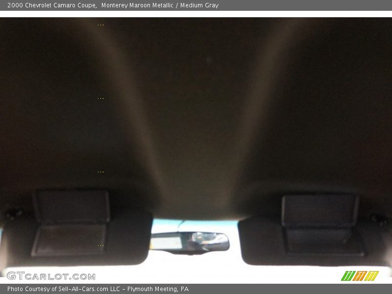 Monterey Maroon Metallic / Medium Gray 2000 Chevrolet Camaro Coupe