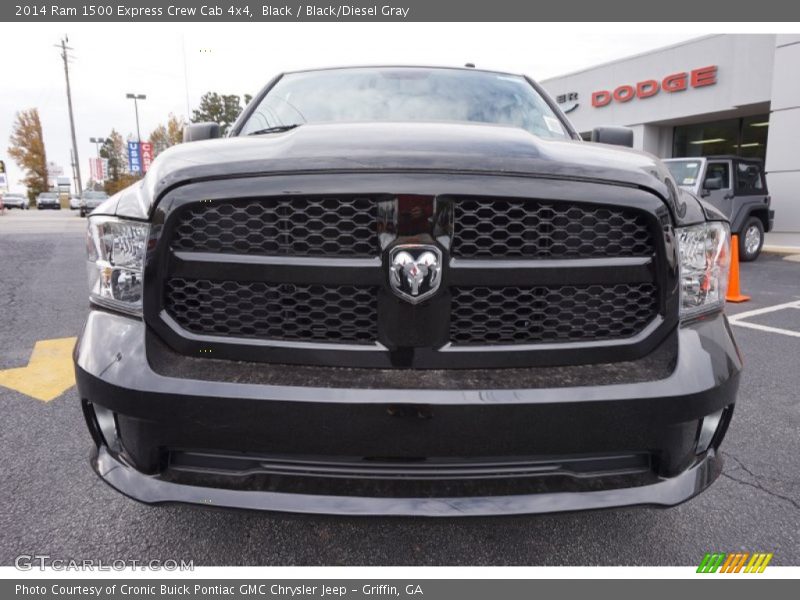 Black / Black/Diesel Gray 2014 Ram 1500 Express Crew Cab 4x4